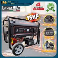 Europa HILT EH7500-PRO 15HP Key Start 4-Stroke Portable Petrol Generator 6500w Dual Socket Design Me