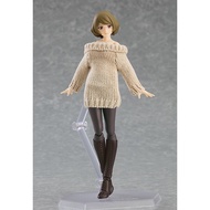 READY STOCK Max Factory Figma 574 Figma Style Female Body Chiaki with Off the Shoulder Sweater Dress