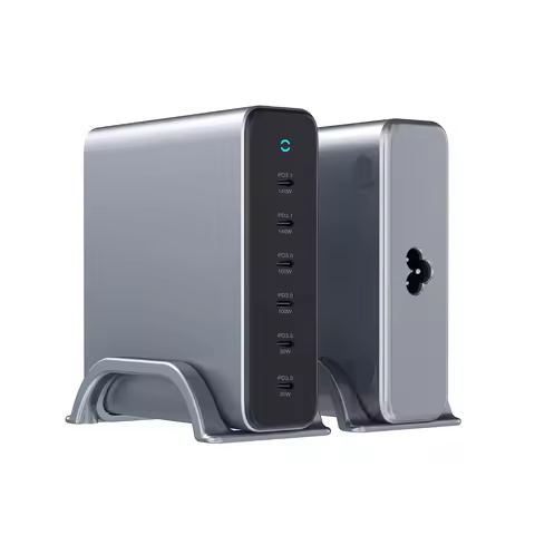 CE RoHS ERP 200W 240W 300W GAN Charger PD USB C Charger 5V 3A 9V 3A 12V 3A 15V 3A 20V 5A 28V 5A Type