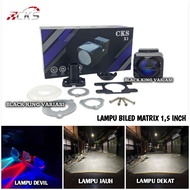 Matrix X1 Flat Cut 1.5 inch Biled Lamp Plus Cooling Fan LED Biled Projector Lamp LED Projector Lamp 