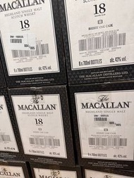 2022 MacAllan 18 sherry oak 香港行貨