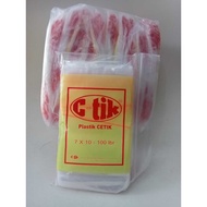 (100 SEEDS) 7X10 Plastic ClipCTIK 16x25/ Small Clear ZIPLOCK Bag/