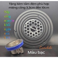 (Large Size 3,3cm to 10cm)Monolithic Drain Cover to Prevent Odors in Toilets and Bathrooms