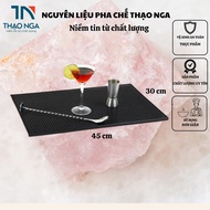 Rubber bar mat 45x30cm