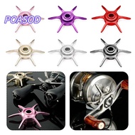 MAYSHOW Baitcaster Drag, Aluminum Alloy Six Star Brake Star Drag, Premium Accessory 65mm Aluminum DI