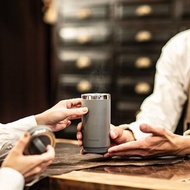 【孔雀Peacock】300ML 保冷杯/保溫杯/咖啡杯 (可手提) -岩灰