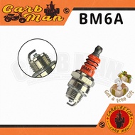 BM6A Spark Plug Replacement L7T CJ8Y for Grass Cutter Mesin Rumput Chainsaw 5200 5800 2 Stroke Engin