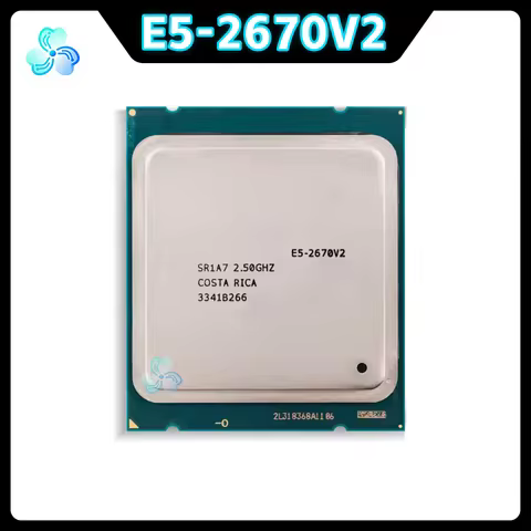 Xeon E5-2670V2 CPU SR1A7 10-Cores 20-Thread 2.50GHz 25MB 115W LGA2011 22nm E5 2670 V2 Server CPU Pro