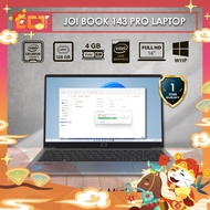 JOI Book 143 Pro Laptop (Celeron N4120 2.60GHz,128GB EMMC,4GB,14" FHD,W11P) - Silver