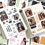 8-103pcs IVE WONYOUG Be Alright EMPATHY Photo Stickers REI LIZ GAEUL YUJIN Diary Scarpbooking Waterp