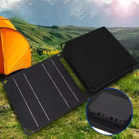 ​30W/40W 5V Portable Battery Phone Charger IP67 Waterproof Foldable Small Power Emergency ETFE Panel