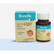 【Bonlife】Sacha Inchi Q10 Plus Softgel High Blood Pressure Heart Health Energy Boost Gel Lembut Jamu 