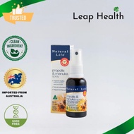 Natural Life Propolis &amp; Manuka Honey (Peppermint) Oral Liquid Spray | Relief Colds, Sorethroats &amp; Mouth Ulcer