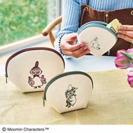 Moomin 日單雜誌附錄 可愛刺繡姆明化妝包 收納袋 隨身包 三件套