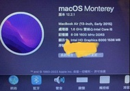 Apple Macbook Air 2015 13吋 超值抵玩之選 Monitor: 13” Cpu: i5, 1.6GHz dual-core Intel Memory記憶體: 8gb ram  S