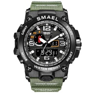 SMAEL Men's Sports Watch Big Dial Analog Digital Watches for Men Outdoor Fashion Casual Watch
