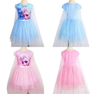 Frozen tutu dress +cape for kids 2yrs to 7yrs