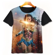 Superhero Hero Cartoon T-Shirt Hk-10-designWD Superman Spiderman Batman Hulk Wolverine Kids T-Shirt 