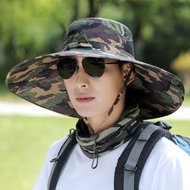 Hat Men's Sun Hat Breathable Sun Hat Outdoor UV Protection Fishing Hat Sun Mountaineering Bucket Hat