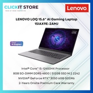 LENOVO LOQ-2AMJ AI Gaming Laptop - I5-12450HX | 8GB DDR5 512GB SSD | RTX3050 6GB W11