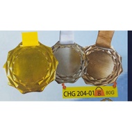 METAL MEDAL / MEDAL BESI /HANGING MEDAL BESI/ GD/SV/BZ (SPORT EVENTS)