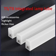 LED Tube Integrated T5 Super Bright 5W 1.2m Daylight Tube T8 Long Tube Full Set Energy-Saving Bracke
