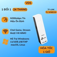 USB Wifi TP Link TL-WN821N Standard N 300Mbps - Usb wifi receiver for pc laptop genuine TPLink - VDS