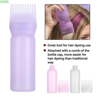 SDEER Hair Dye Bottle With Graduated Brush Plastic 1 PC Empty Bottle Dyeing Shampoo Bottle