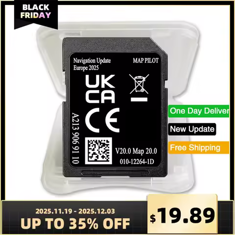 A2139069110 V20 Latest 2025 Map Europe Sat Nav SD Card 32GB for Mercedes GLC C E V X-class W205 X253