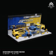 MoreArt 1/64 Automobile Repair Workshop Garage Diorama