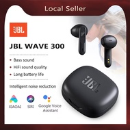 JBL WAVE 300 TWS Wireless Bluetooth Earphone V5.0 In-ear Earbuds Noise Cancelling Headsets Stereo Microphone Sports Earphones With Charging Box Waterproof and Sweatproof