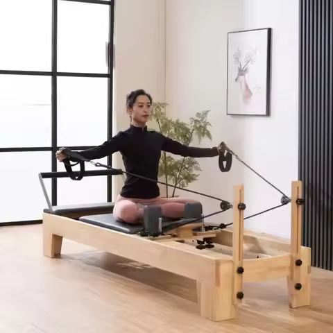 Solid Wood Pilates Reformer Core Bed Reformer Tower Wooden Pilates Machines Reformers