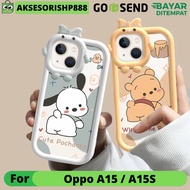 Case HP Oppo A15 A15S Casing Softcase Silikon Lucu Winie The Pooh