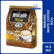 ALICAFE Warung White Coffee Rich 15 X 36G - Warung Kopi Putih Kaw