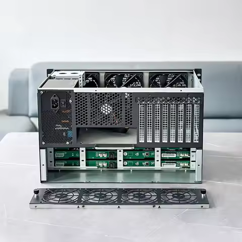 12-bay NAS chassis with 8 full-height expansion slots; supports ATX motherboards and ATX power suppl
