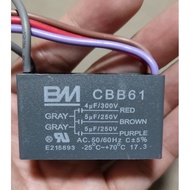 FAN CAPACITOR 4+5+5UF CBB61 BM