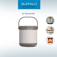 BUFFALO 6.3L Thermal Carrier Pot with 5L Stainless Steel 304 Inner Double Wall Insulated Container E