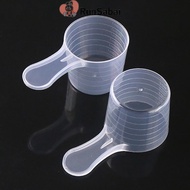 RunSabai 5PCS 70ML Plastic Measuring Cup With Scale Transparent Mixing Cup Measuring Jar Container B