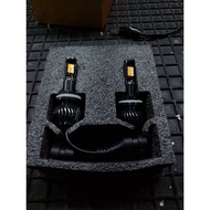 Dual Colour White Yellow Led Head Lamp Fog Light Replacement Bulb H1 H3 H4 H7 H11 9005 9006 880 881