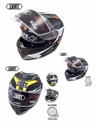 RXR 691B-A4 Modular With ICC Dual Visors Transparent Premium Design RXR 691B-A4 Safety Motor Modular