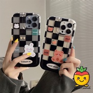 Bear playing board soft case hp Oppo A12 A15S A16K A16E A17K A38 A18 A53A54 A57 A77S A58 A76 A36 A96