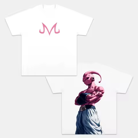2026 Summer New Dragon Ball Z Kaaya-aya Sa Paglilibang Print T-Shirt Son Goku Vegeta Men Women Cloth