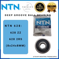 NTN 628 ZZ/2RS DEEP GROOVE JAPAN BALL BEARING 628 ZZ 628 2RS