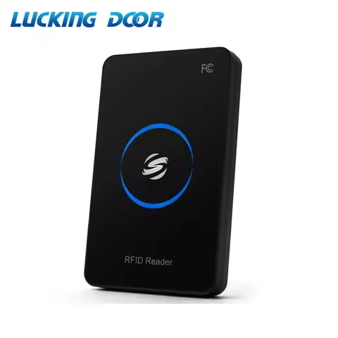 RFID Reader USB Port EM4100 TK4100 125khz/13.56Mhz Contactless Sensitivity Smart Card Window System