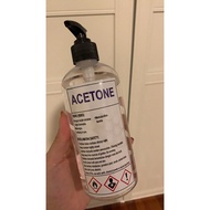 ACETONE / Acrylic ,Super Glue, Paint, Gel polish remover / Nail Polish remover (500ml )