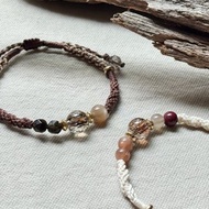 雪下晴 / 黑金超七 編繩 手鍊