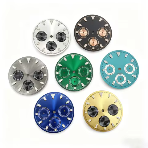 29.5mm Colorful VK63 Watch Dial Sunburst Matte Man Suitable For Seiko Daytona VK63 Quartz Movement G