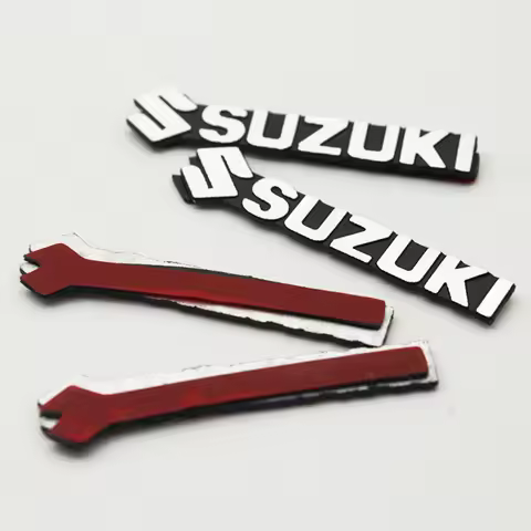 S Logo Car Styling Audio Decorate 3D Aluminum Badge Emblem Sticker Accessory For Suzuki Grand Swift 