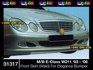 B1317 Mercedes Benz E Class W211 03-06 Fiber Front Skirt (Wald) Body kit Bodykit