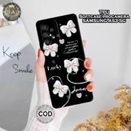 HP Latest Samsung A53 5G Case - Black Fashion Case - Samsung A53 5G Softcase - Pro Camera Case - Lat